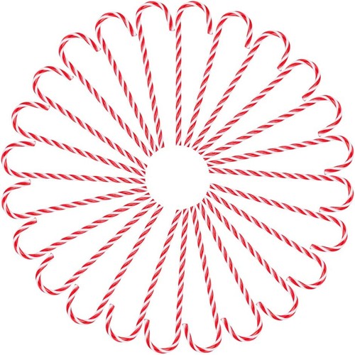 Candy cane christmas tree - christmas,
