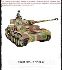 HengLong 1:16 RC Military Tank German Panzer IV F2 3859 7.0 Version RTR Battery