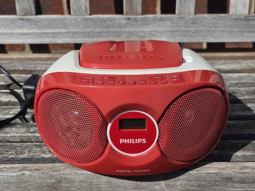 Philips red white portable - philips,