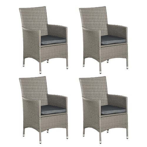 Outsunny 4pc outdoor rattan - 4pc,