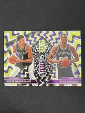 Wembanyama/Robinson 2024-25 Panini Donruss Optic Optical Illusions Spurs #5