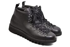 FRACAP BOOTS HIKING black boots shoes lace up mens UK7 / US8 41eur