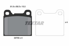 BRAKE PAD SET, DISC BRAKE FOR
