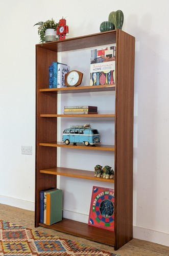 Vintage plan bookcase - g,