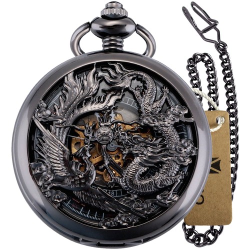 Antique pocket watch with - antique,