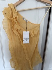 Zara Frill Top Size S BNWT