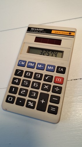 Sharp 376c calculator solar - sharp,