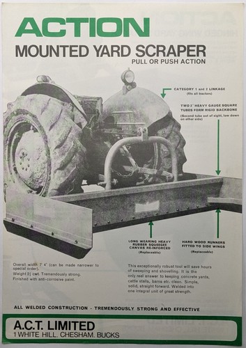 Vintage act mounted yard - act,