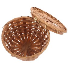  Bamboo Basket Loose Tea Storage Basket Woven Basket Tea Fruits Storage Basket