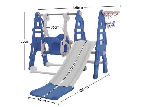 Kids swing and slide set - and,