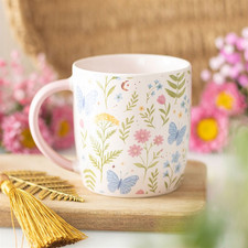 Luna bloom floral print mug - luna,