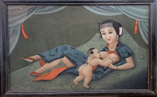 Chinese reverse glass - chinese,