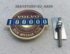 volvo mileage grill emblem 100k brown metal 850 940 xc90 xc60 v70 s40 s60 s80