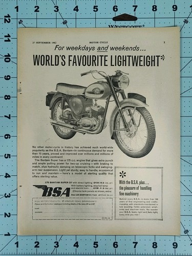 1962 bsa bantam super 175cc - 1962,