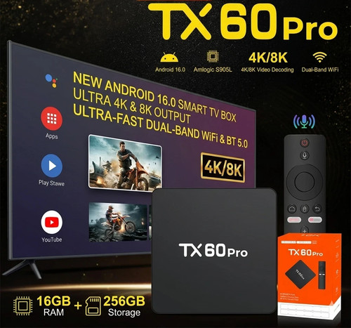 Android smart tv box - android, 16.0