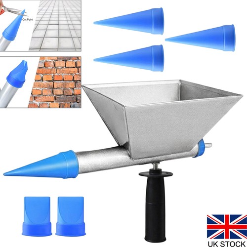 Auger mortar grouting - grouting, gun
