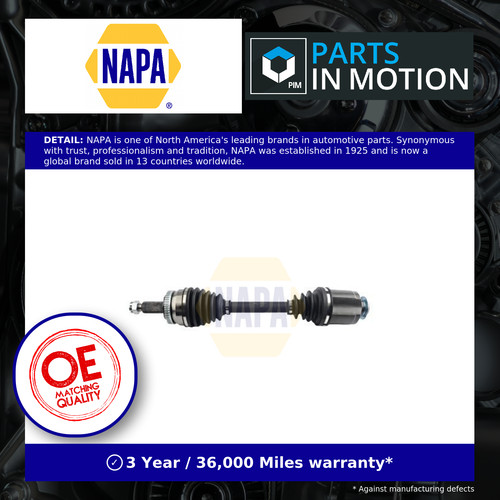 Drive shaft front right - front,