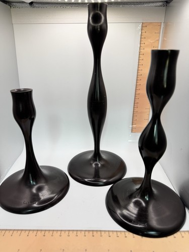 Eva zeisel bronze candlesticks - eva,