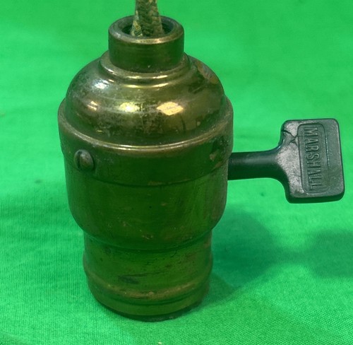 Vintage brass edison marshall - ,