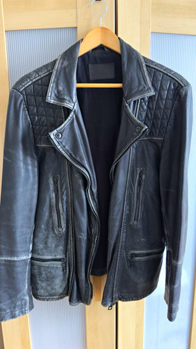 Allsaints men black leather - allsaints, men's