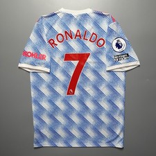 MANCHESTER UNITED ADIDAS 2021/2022 SOCCER AWAY JERSEY #7 RONALDO SIZE “M”...