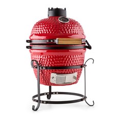 CERAMIC KAMADO GRILL OVEN SMOKER BBQ BARBEQUE MEAT FOOD GRILLED GARDEN OUTDOOR