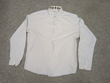 Burberry brit long sleeve shirt Light blue contast collar stand