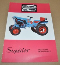 Superior Gutbrod Moto Standard Tractor Agro Garden Gallini Brochure Prospekt IT