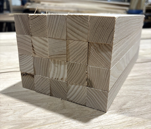 Planed ash hardwood offcuts - hardwood,