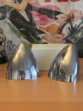 Les Leston Chrome Side / wing Mirrors.  1960’s Classic Car Parts Used