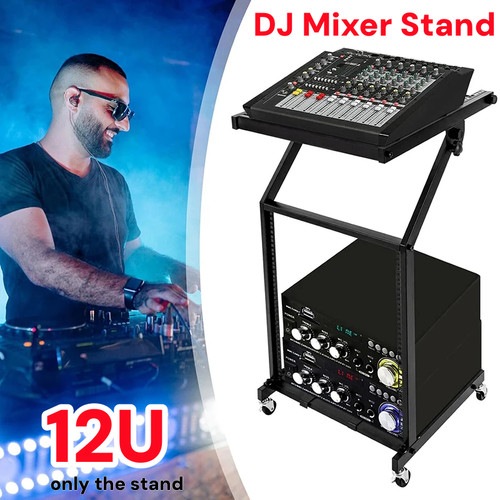 12u mobile mixer rack - 12u,