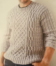 ARAN HAND KNITTED JUMPERS