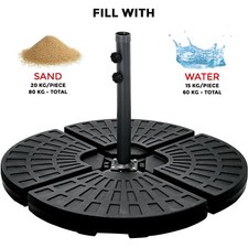 4 X Banana Parasol Base Weight