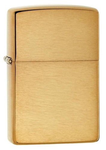 Armor brushed brass zippo - armor®,