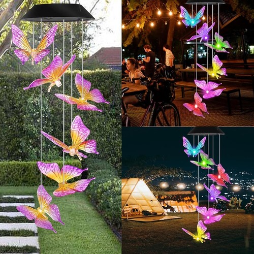 Solar wind chimes lights led - wind,