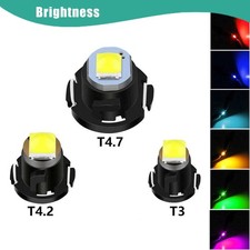 10x LED 12V T3/T4.2/T4.7 Wedge Dashboard Panel Bulbs Car Bulb Instrument Light
