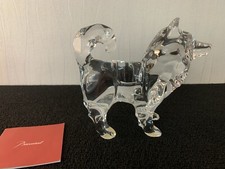 Sled Dog Husky in Baccarat Crystal