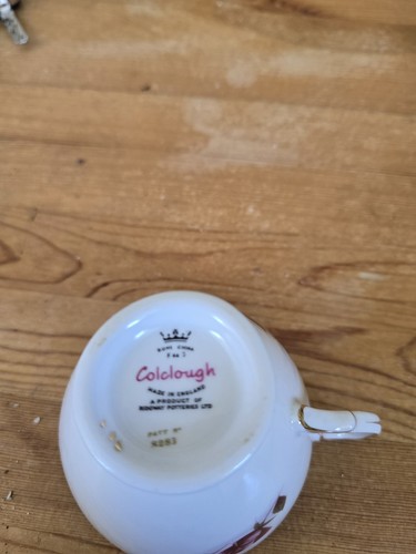 Colclough bone china tea cup - china,