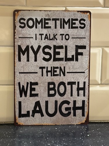 Humorous metal 30cm 20cm - humorous, x
