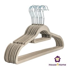 Grey Velvet Non-Slip Clothes