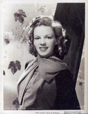 JUDY GARLAND Signed 'The