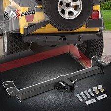 2" Class-3 Trailer Rear Bumper Towing Hitch Receiver for 97-06 Jeep Wrangler TJ
