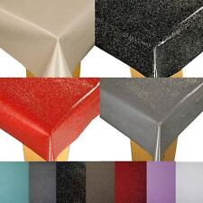 GLITTER SPARKLE WIPE CLEAN PVC  VINYL OILCLOTH TABLECLOTH