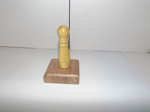 Palm gavel box - wood, 3/4"