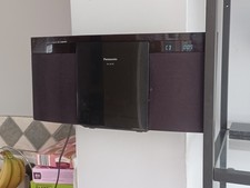 Panasonic SC-HC19 Black Wall-Mountable Compact Stereo System CD Player & Remote