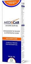 Silicone Gel for Scar Treatment (Acne, Wound, Burn, Spots Marks) by Mediscar 15g