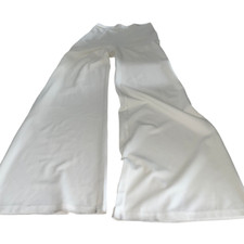 Naanaa FLare Womens Wide Leg Pants Spring Summer Double Layer Chiffon Trousers