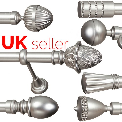 Metal curtain pole - curtain, rod