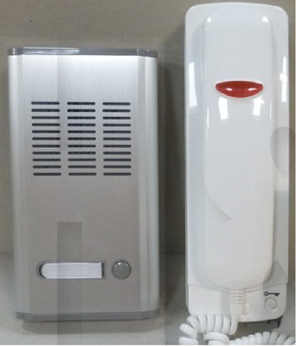 Door entry panel and handset