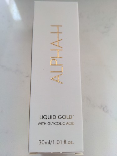 Alpha liquid gold with - gold,